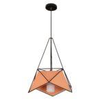 contemporary-industrial-geometric-pendant-light-black-and-orange