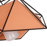 contemporary-industrial-geometric-pendant-light-black-and-orange