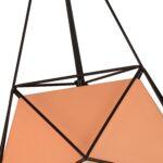 contemporary-industrial-geometric-pendant-light-black-and-orange