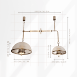 dual-pendant-chandelier-size