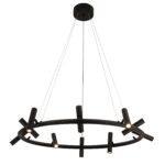 industrial-matte-black-ring-chandelier