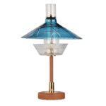 tan-blue-and-clear-glass-lamp