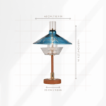 tan-blue-and-clear-glass-lamp-size